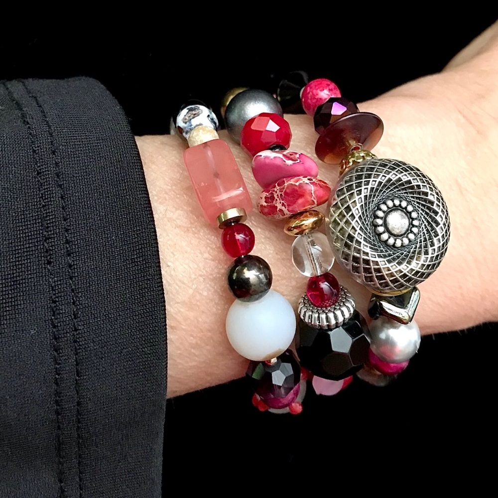 Handmade  Bracelet with Vintage & Modern Elements (NB48-6H)